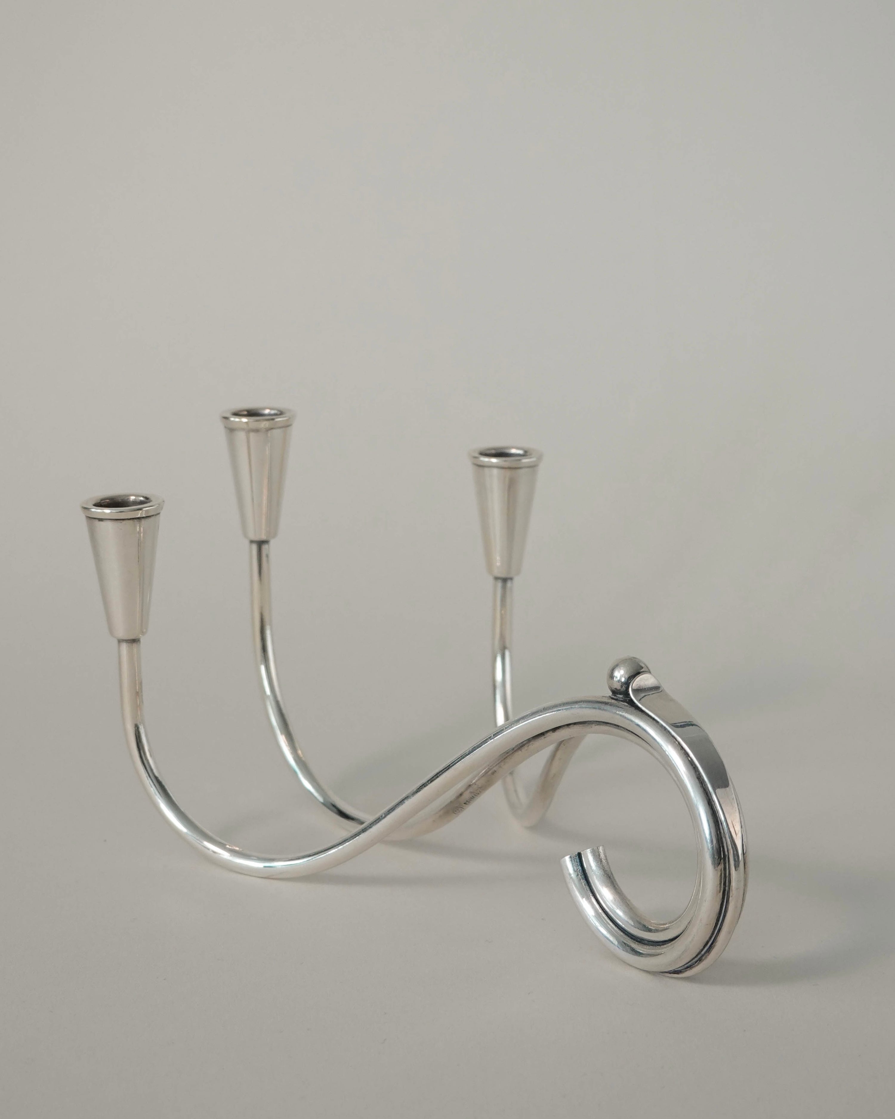 Danish Curved Candle Holder