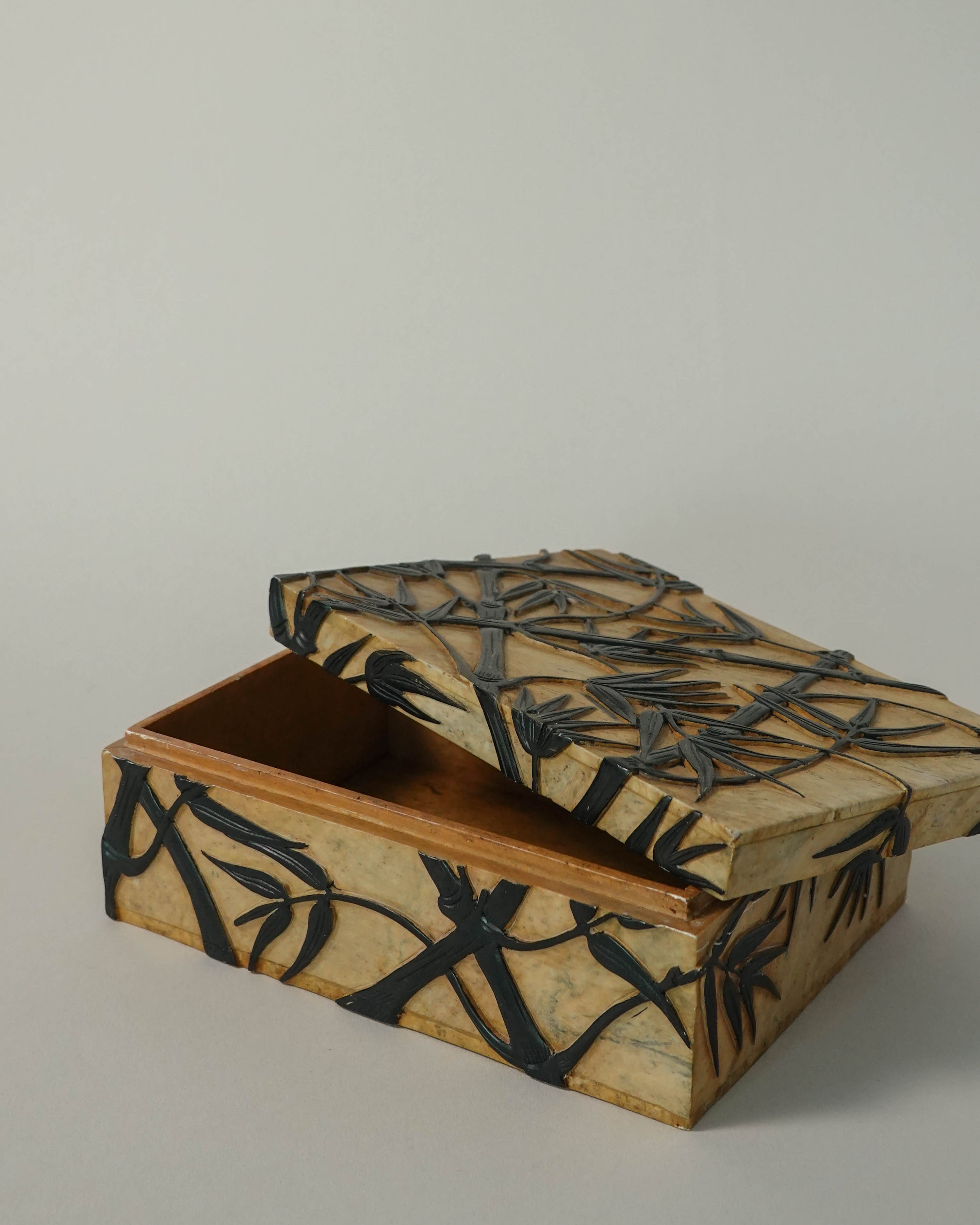 Soapstone Bamboo Box