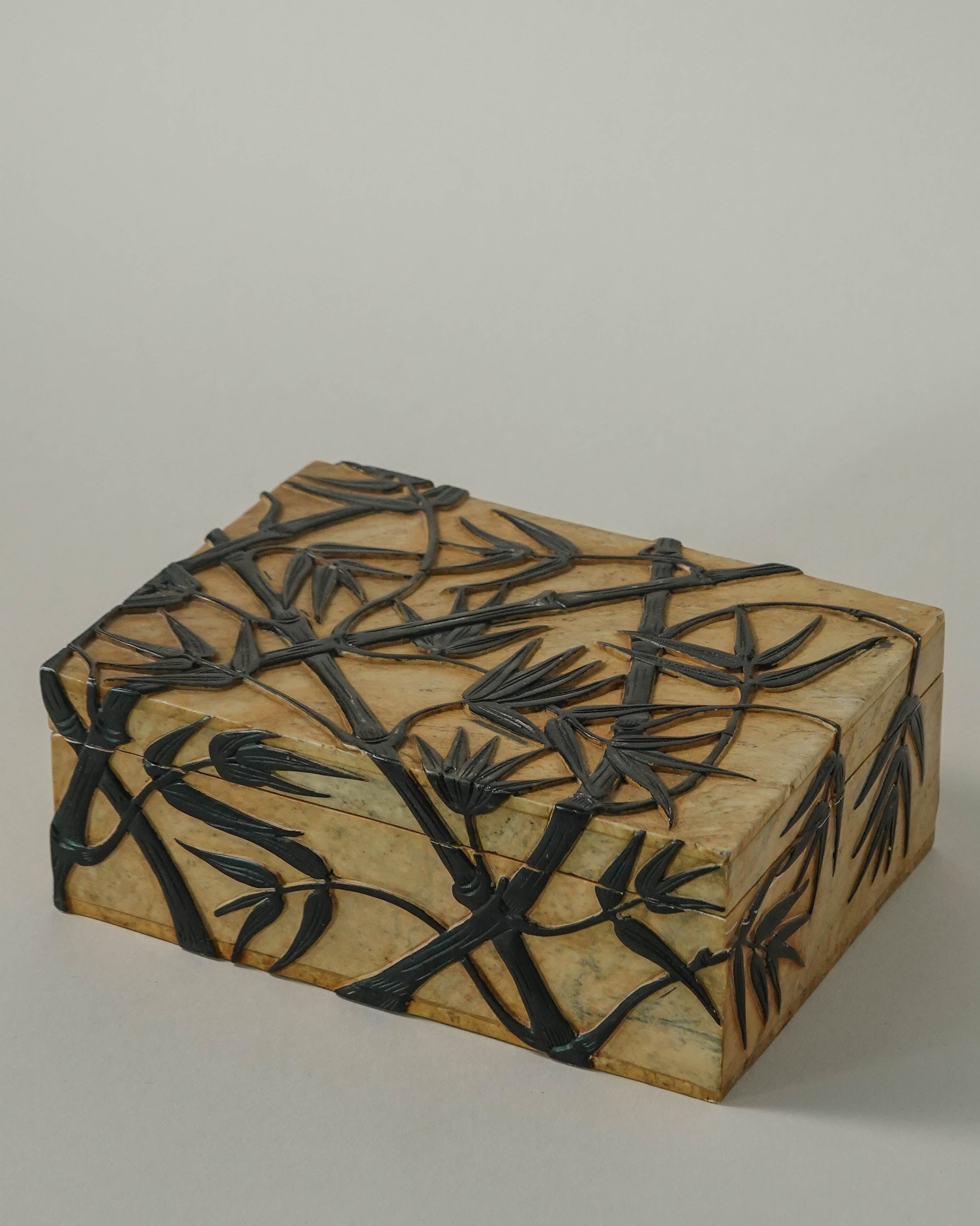 Soapstone Bamboo Box