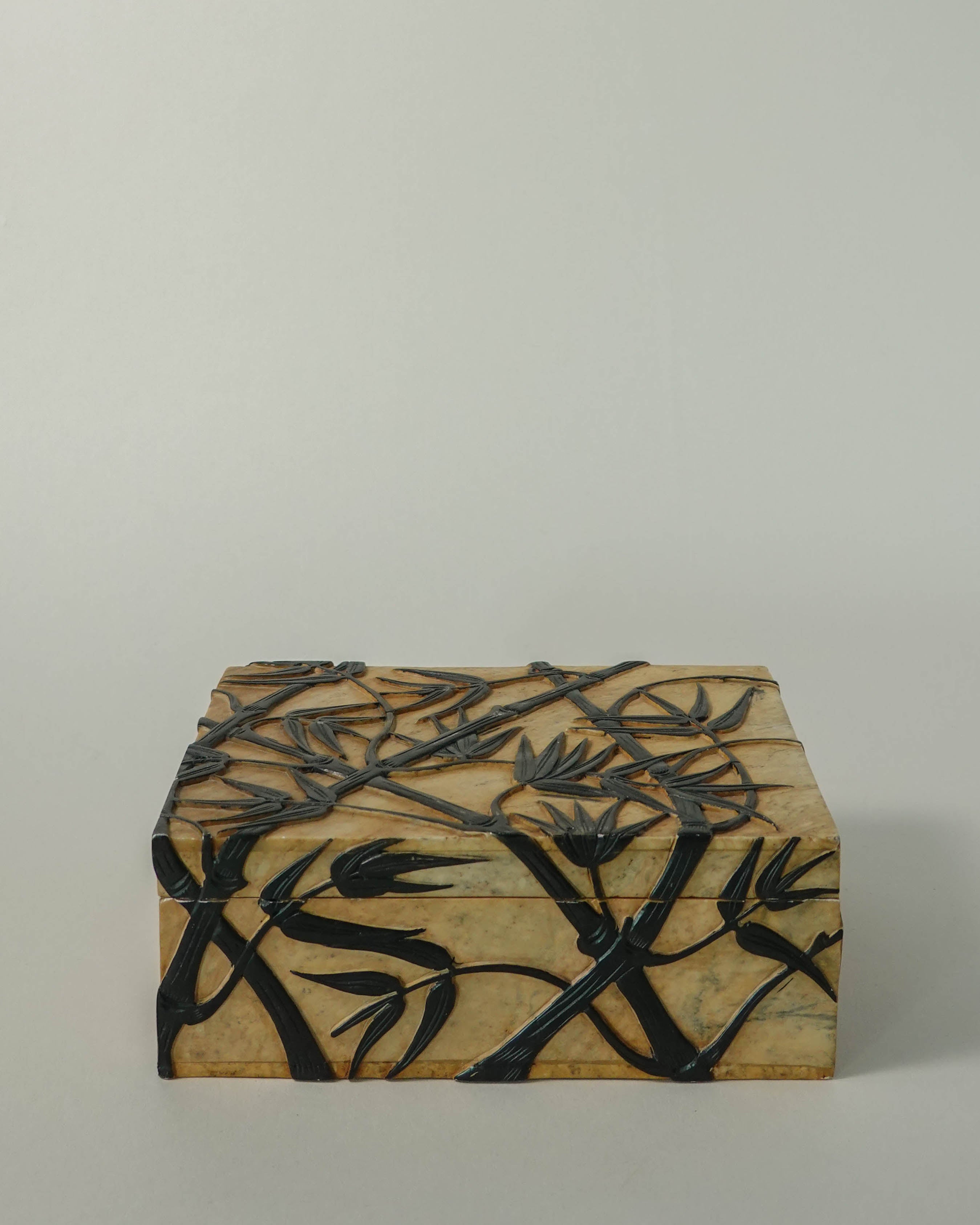 Soapstone Bamboo Box