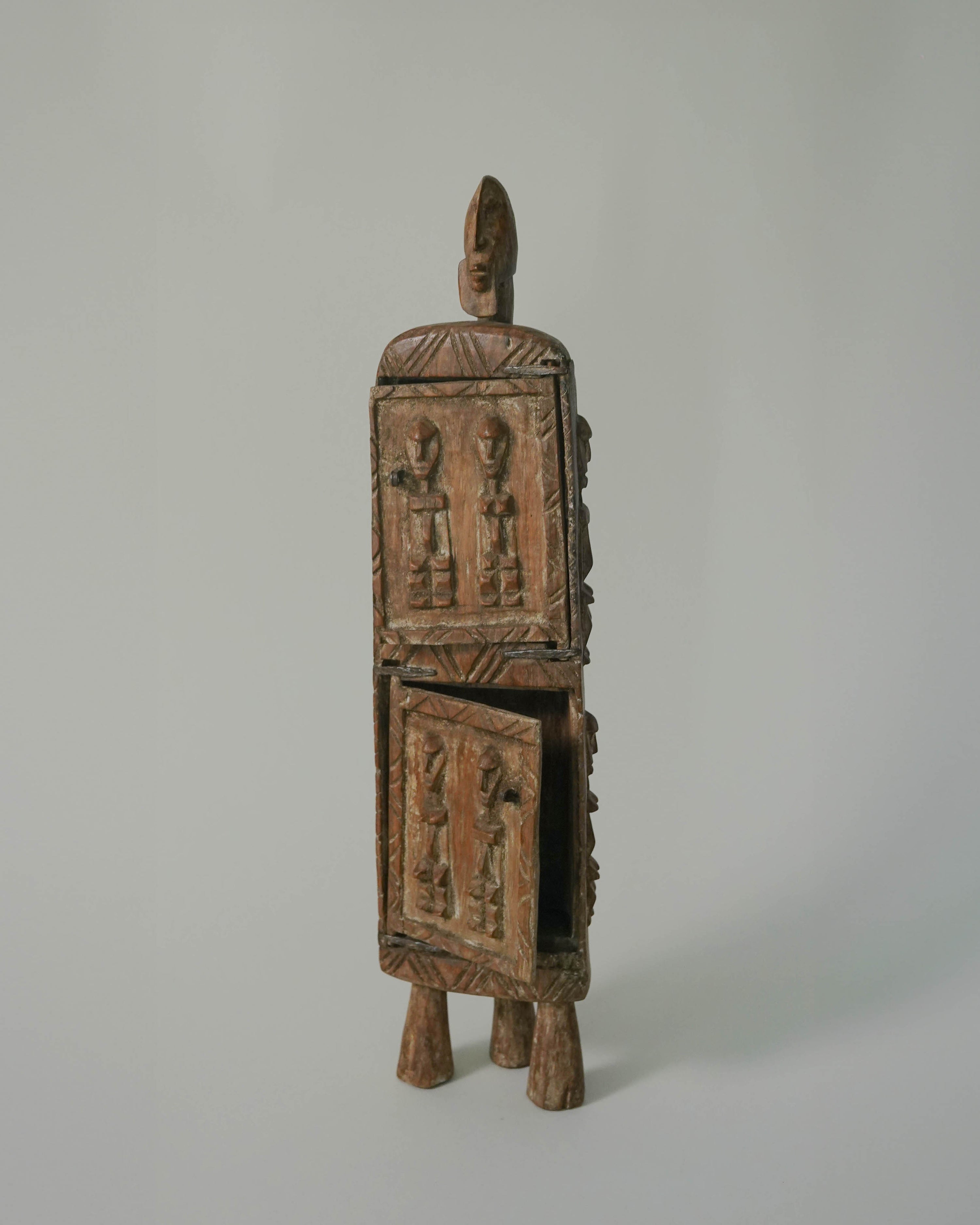Dogon Wood Pharmacy Box