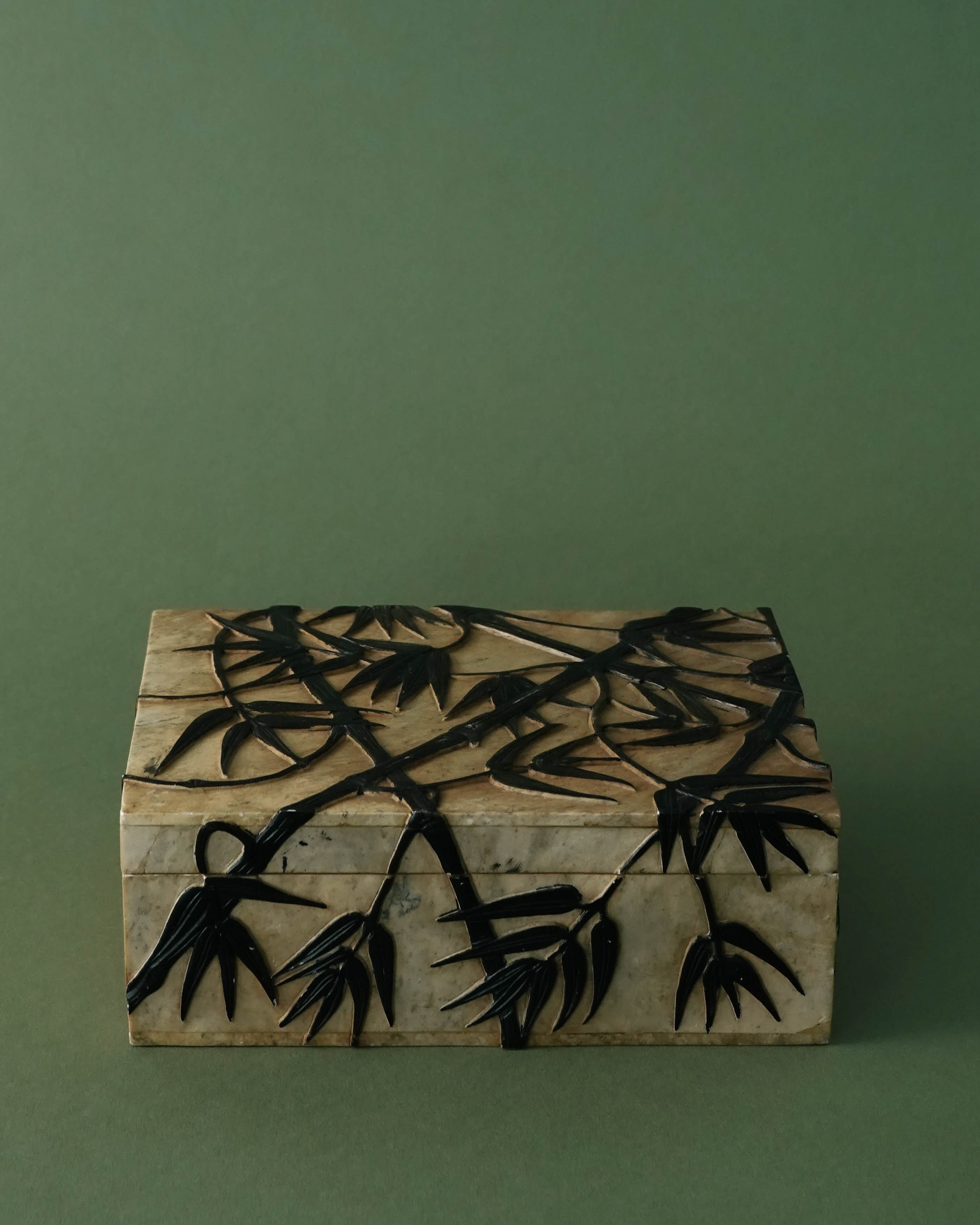 Soapstone Bamboo Box