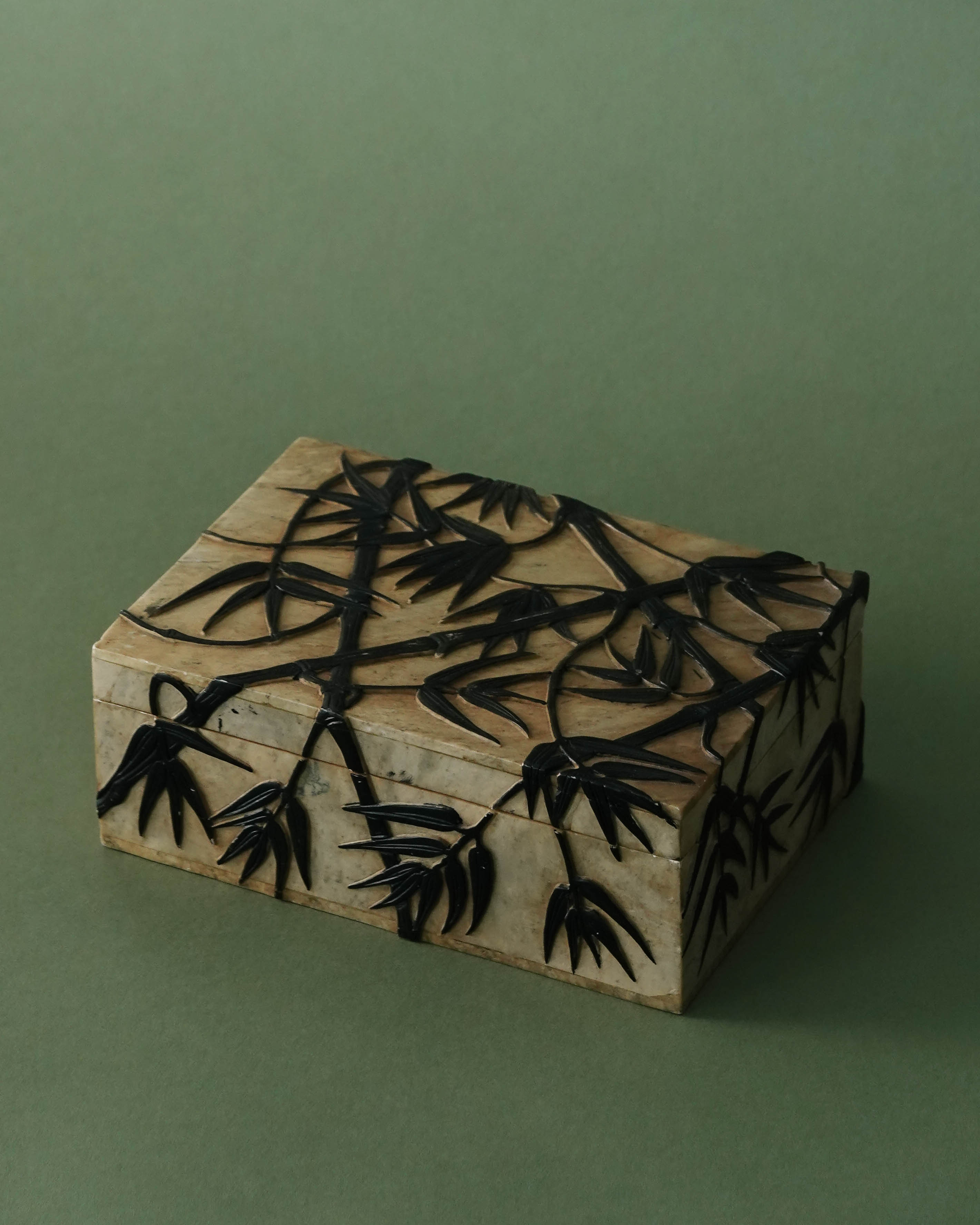 Soapstone Bamboo Box