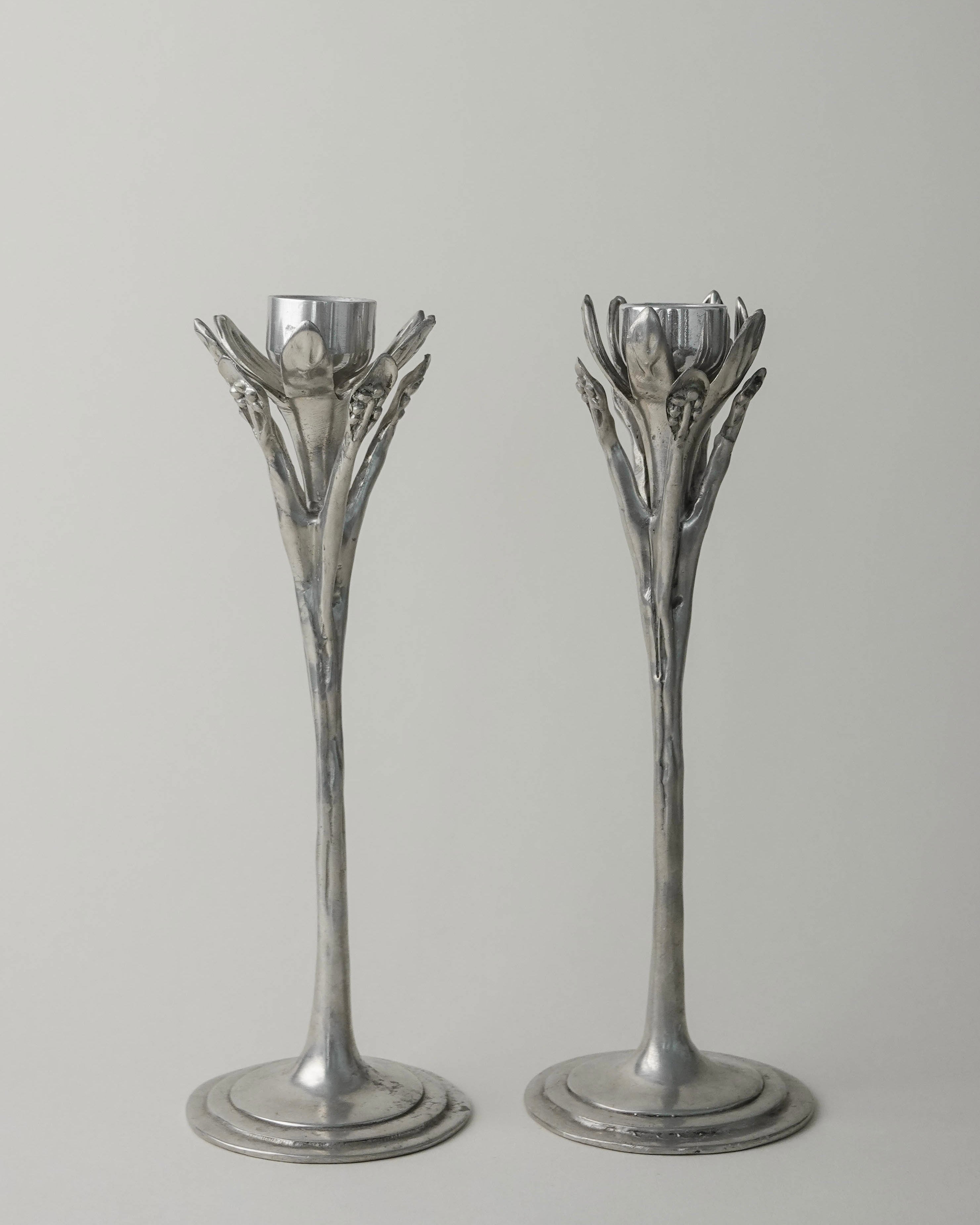 Sculptural Floral Candle Holder
