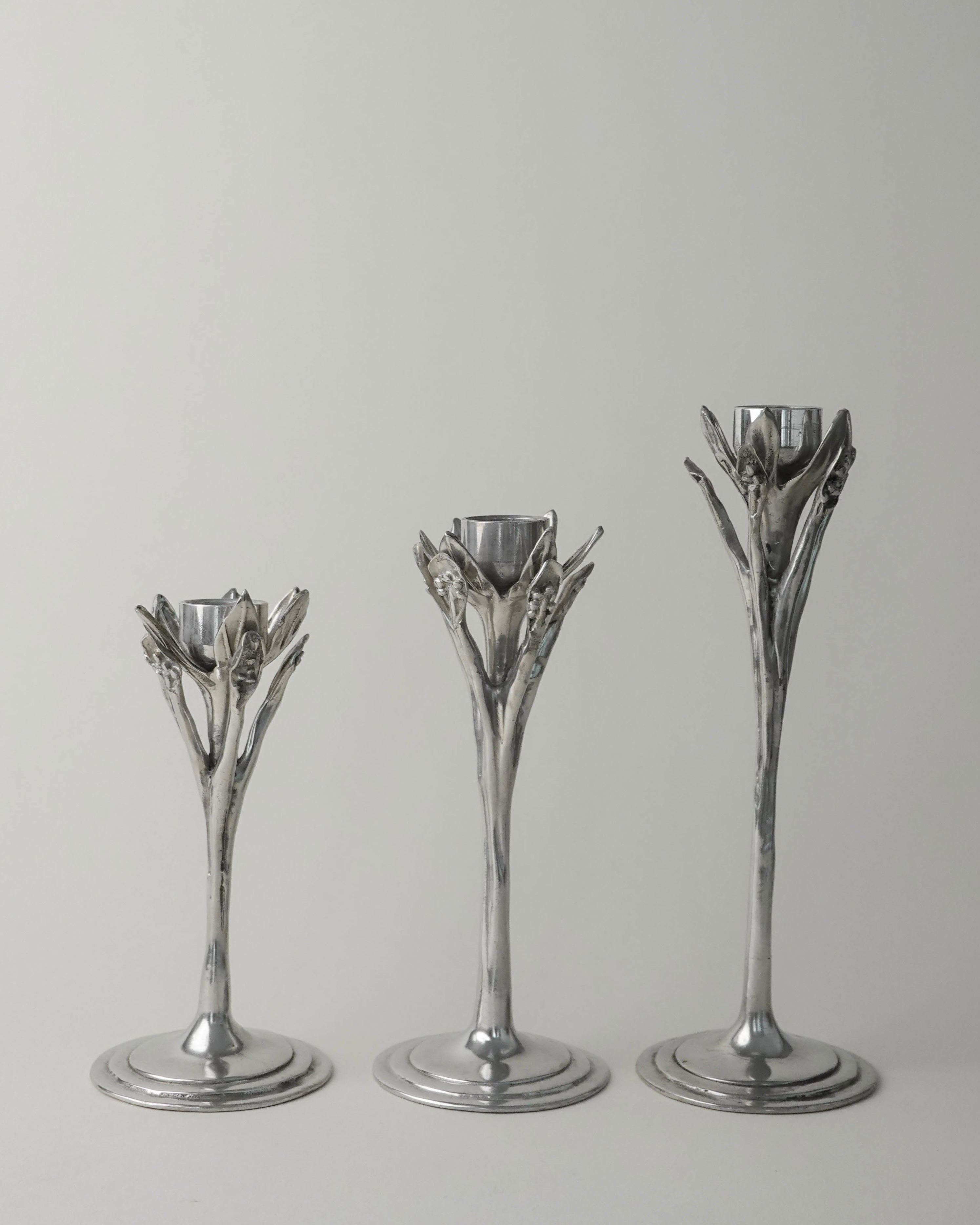 Sculptural Floral Candle Holder