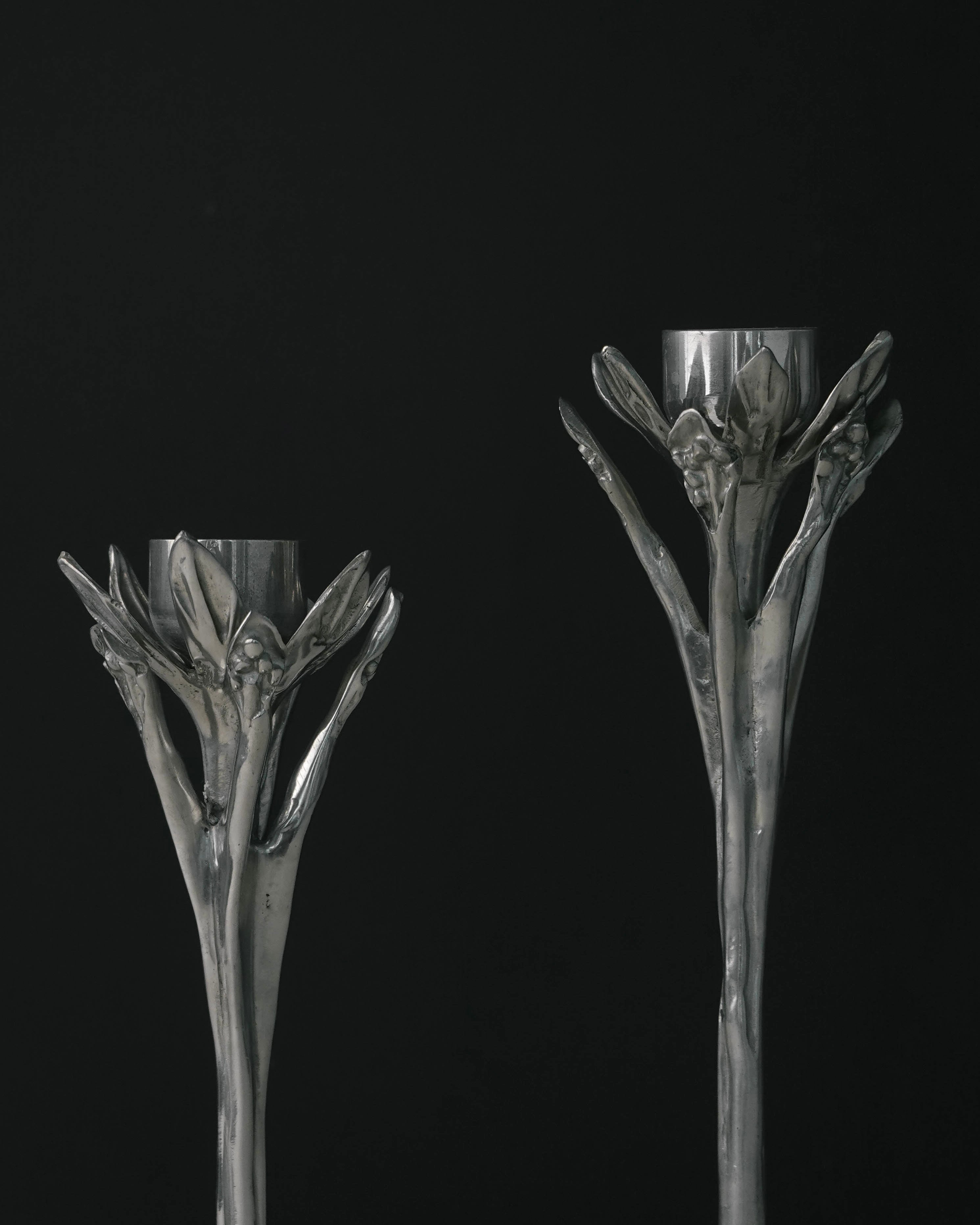 Sculptural Floral Candle Holder